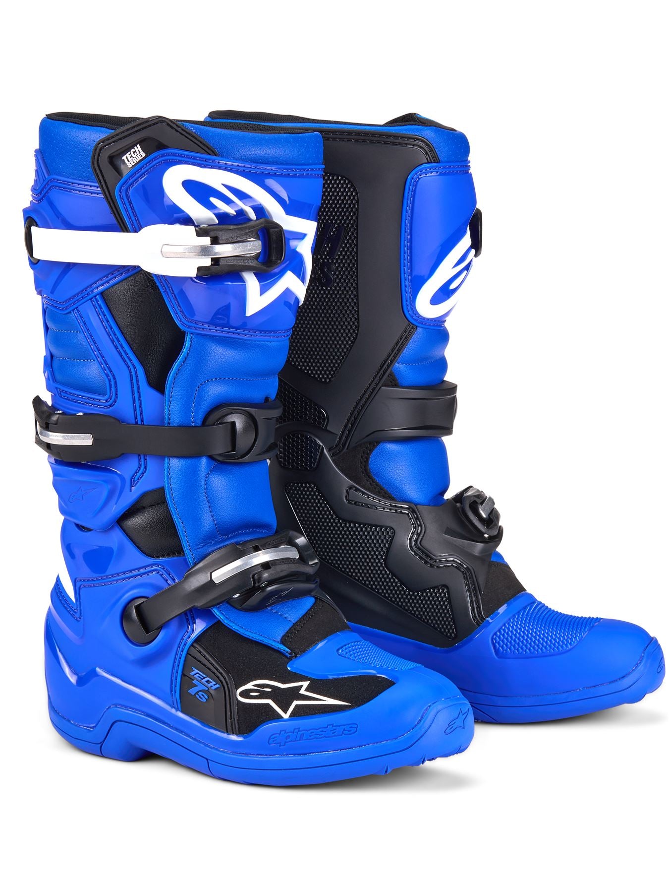 Alpinestars 2026 Tech 7S Motocross Boots Blue Black White